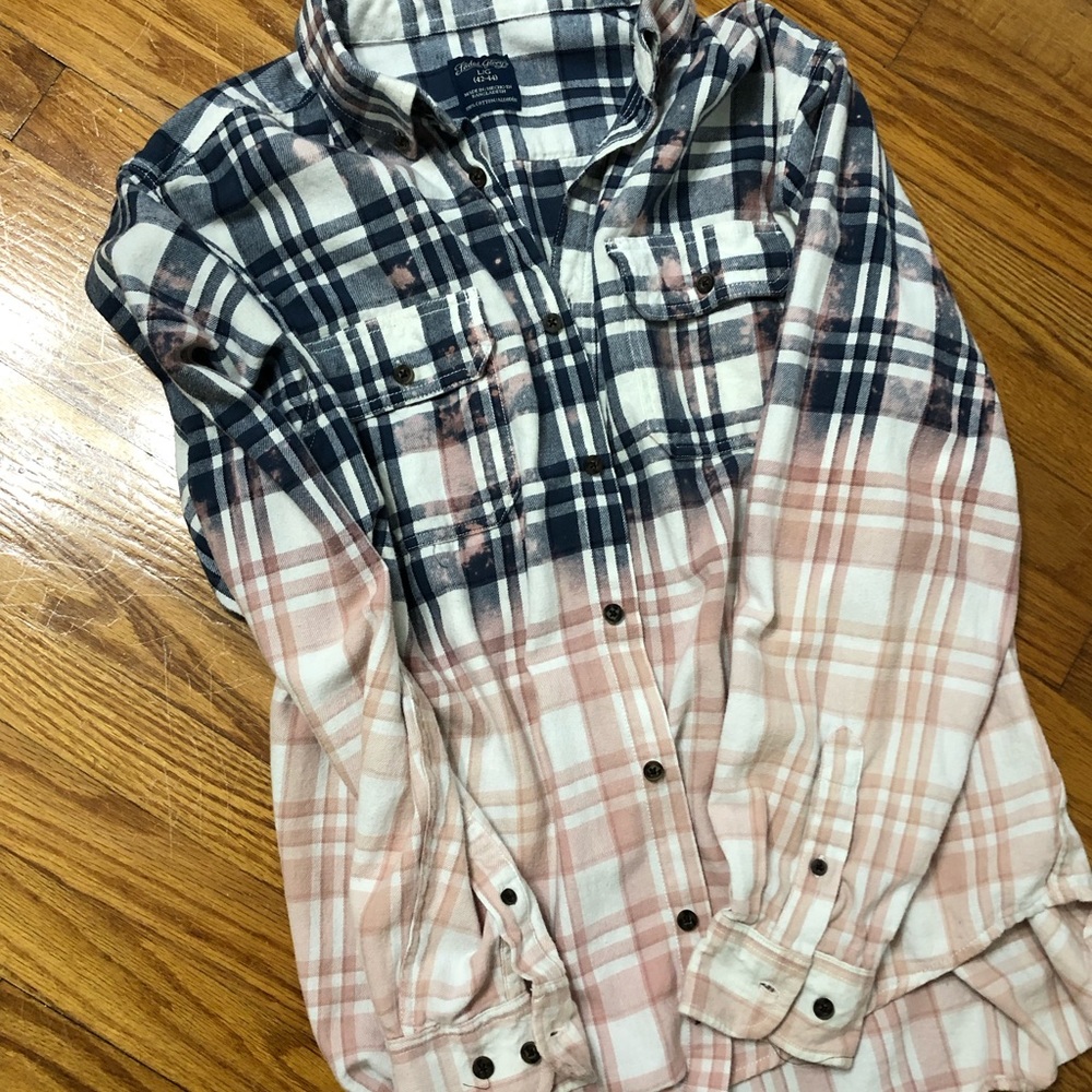 Distressed flannel
